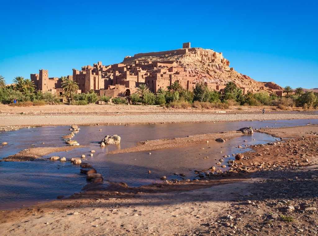 Kasbah Aït ben haddou vue d'ensemble