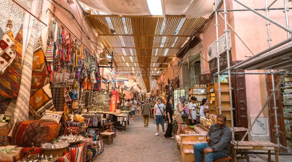 Les souks au Maroc