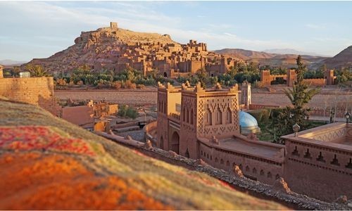 Panorama de la Kasbah Ait Ben Haddou