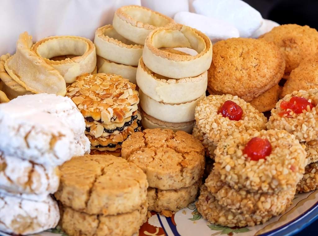 plateau de Pâtisseries marocaines