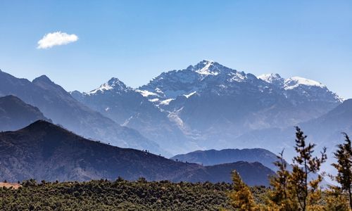 vue sur le mont toukbal