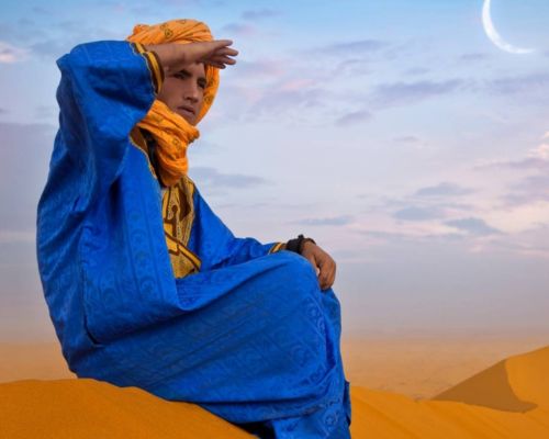 berbère dans le désert